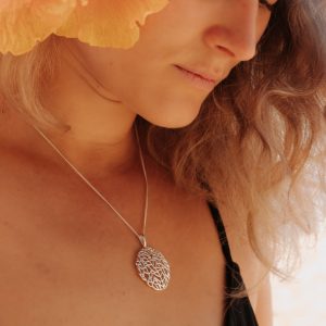 Sea Fan Pendant sterling silver