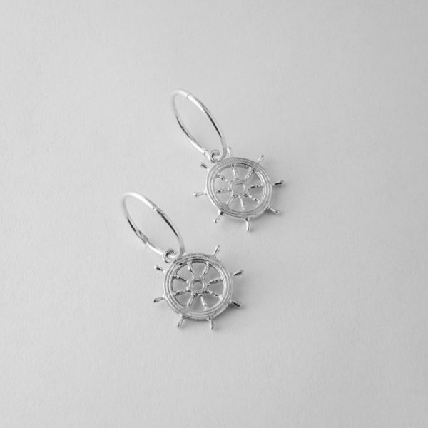 Ship's Wheel Earrings